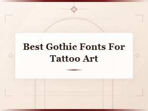 Best Gothic Fonts for Tattoo Art – Free Downloads for Bold Ink Designs